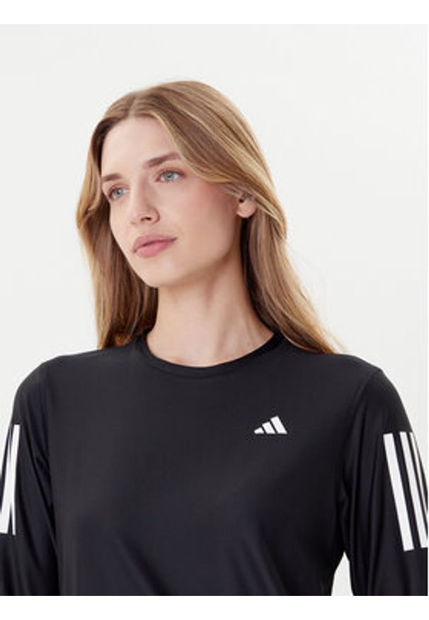 Adidas - adidas Koszulka techniczna Own The Run IN1568 Czarny Regular Fit. Kolor: czarny. Materiał: syntetyk. Sport: bieganie