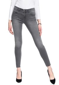 Wrangler - SPODNIE DAMSKIE WRANGLER SKINNY SKY GREY W28KKS74H 112128299