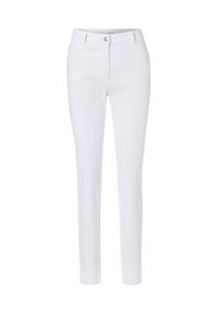 Olsen Spodnie materiałowe Mona 14000620 Biały Slim Fit. Kolor: biały. Materiał: bawełna, syntetyk #8