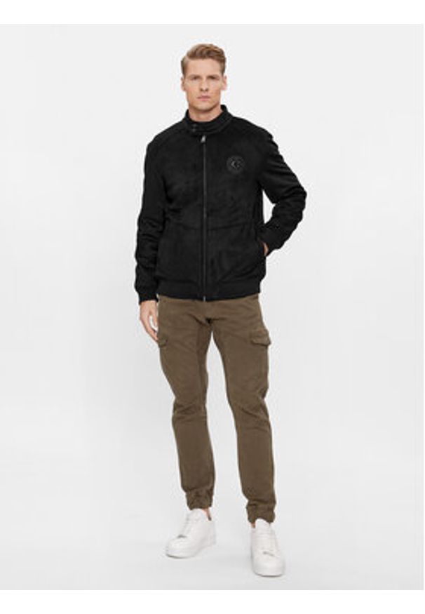 Guess Kurtka przejściowa M4RL09 WFW52 Czarny Regular Fit. Kolor: czarny. Materiał: syntetyk