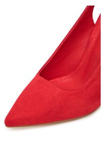 DeeZee Szpilki AB-8868 Czerwony. Kolor: czerwony. Materiał: materiał. Obcas: na szpilce