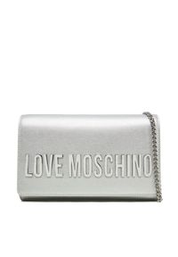 Love Moschino - LOVE MOSCHINO Torebka JC4103PP1MKD196B Srebrny. Kolor: srebrny. Materiał: skórzane