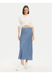 only - ONLY Spódnica maxi Chigo 15338281 Niebieski Regular Fit. Kolor: niebieski. Materiał: lyocell #3