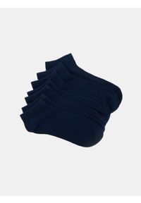 Sinsay - Prążkowane skarpetki 7 pack - granatowy. Kolor: niebieski. Materiał: prążkowany #1