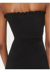 ROTATE Sukienka wieczorowa Chiffon 112111100 Czarny Regular Fit. Kolor: czarny. Materiał: syntetyk. Styl: wizytowy