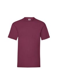 FRUIT OF THE LOOM - Koszulka Unisex Dla Dorosłych Valueweight. Kolor: czerwony, wielokolorowy, brązowy