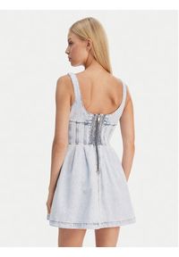 Tommy Jeans Sukienka jeansowa DW0DW22990 Błękitny Slim Fit. Kolor: niebieski. Materiał: bawełna #2