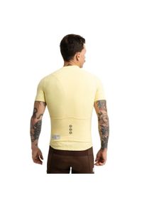 SIROKO - Męska koszulka kolarska gravel z krótkim suwakiem pod szyją Kolarstwo Siroko. Kolor: żółty. Materiał: materiał. Długość rękawa: krótki rękaw. Długość: krótkie. Sport: kolarstwo #2