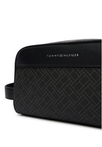 TOMMY HILFIGER - Tommy Hilfiger Kosmetyczka Th Flag Monogram Washbag AM0AM14298 Czarny. Kolor: czarny. Materiał: skóra #2