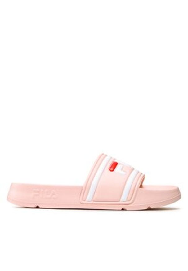 Fila Klapki Morro Bay Slipper Teens FFT0028.40063 Różowy. Kolor: różowy. Materiał: skóra