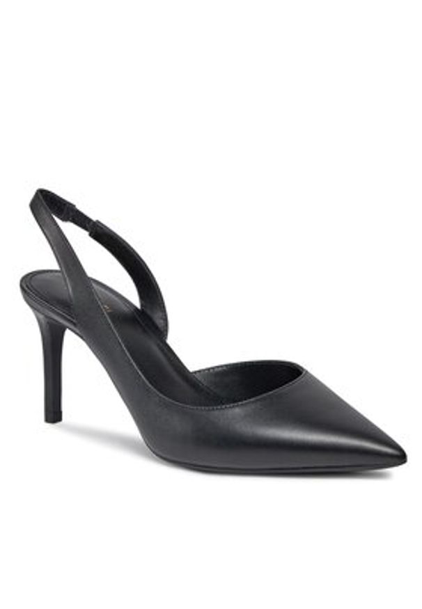 MICHAEL Michael Kors Szpilki Alina Flex Sling Pump 40R4HNMP1L Czarny. Kolor: czarny. Materiał: skóra. Obcas: na szpilce