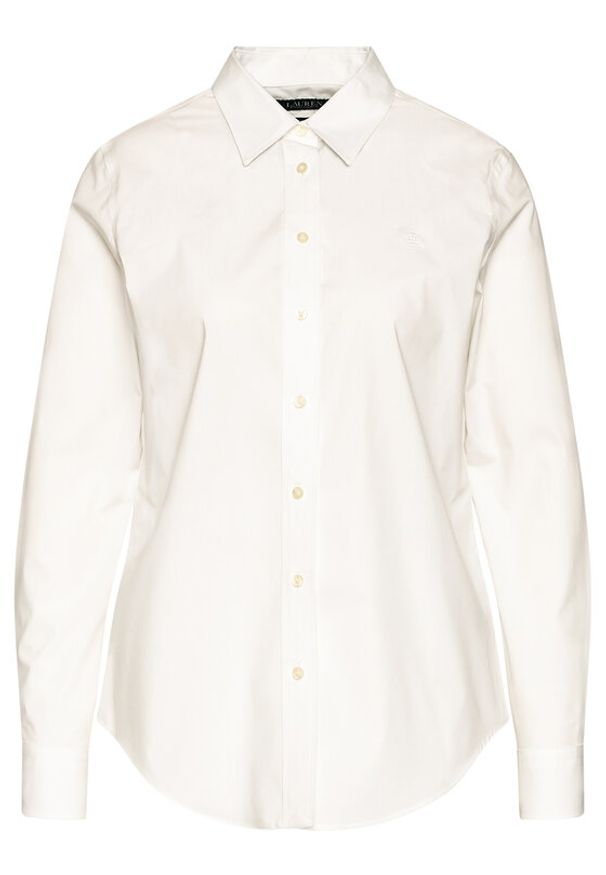 Lauren Ralph Lauren Koszula Chst Emb 200684553001 Biały Regular Fit. Kolor: biały. Materiał: bawełna