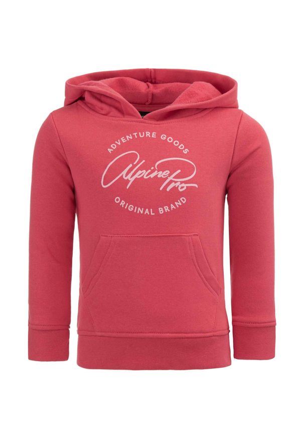 ALPINE PRO - Ciepła bluza dziecięca Alpine Pro Balendo - Komfort i Styl. Typ kołnierza: kaptur. Kolor: zielony