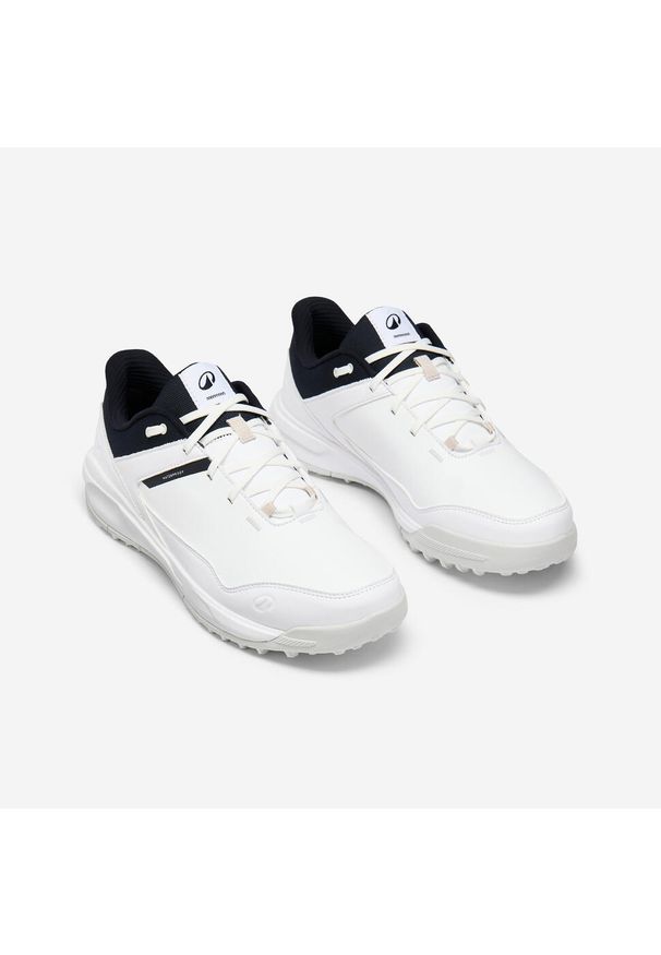 INESIS - Buty do golfa wodoodporne MW500. Kolor: czarny, szary, niebieski, wielokolorowy, biały. Materiał: kauczuk. Szerokość cholewki: normalna. Sport: golf