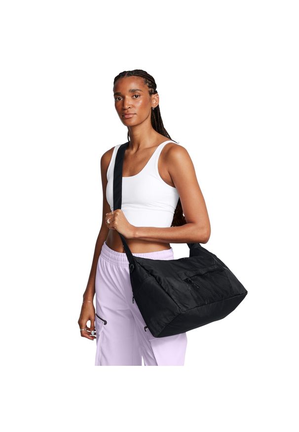 Elastyczna torba sportowa damska Under Armour Studio. Kolor: czarny