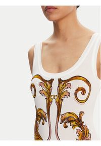 Versace Jeans Couture Sukienka codzienna 78HAO9P6 Biały Slim Fit. Okazja: na co dzień. Kolor: biały. Materiał: wiskoza. Typ sukienki: proste. Styl: casual