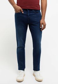 Mustang - MĘSKIE SPODNIE JEANSOWE MUSTANG ORLANDO SLIM DENIM BLUE 1014252 5000 883