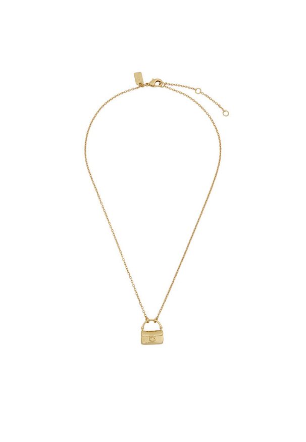 Naszyjnik Coach. Materiał: złote. Kolor: złoty