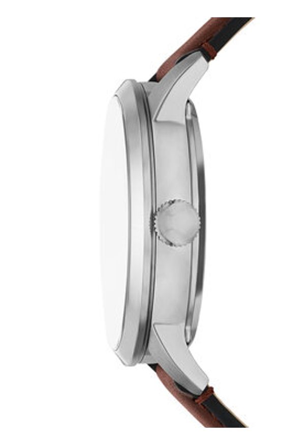Fossil Zegarek Townsman ME3267 Brązowy. Kolor: brązowy. Materiał: skóra