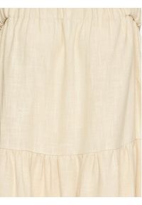 Undress Code Sukienka letnia Dolce Far Niente 562 Beżowy Regular Fit. Kolor: beżowy. Materiał: bawełna. Sezon: lato