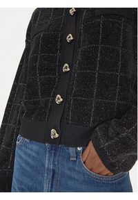 BOSS - Boss Kardigan Fironia 50523746 Czarny Regular Fit. Kolor: czarny. Materiał: wiskoza #3