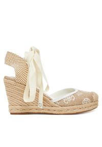 Guess Espadryle FLJCYR FAB04 Biały. Kolor: biały. Materiał: skóra