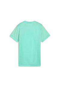 Puma - Damska koszulka Individual Padel z grafiką PUMA. Kolor: biały, wielokolorowy, zielony #2