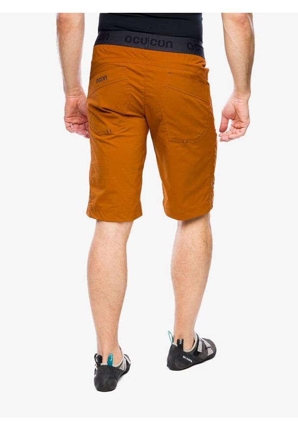 OCUN - Spodenki wspinaczkowe męskie Ocun Mania Eco Shorts. Kolor: brązowy. Długość: krótkie. Sezon: lato