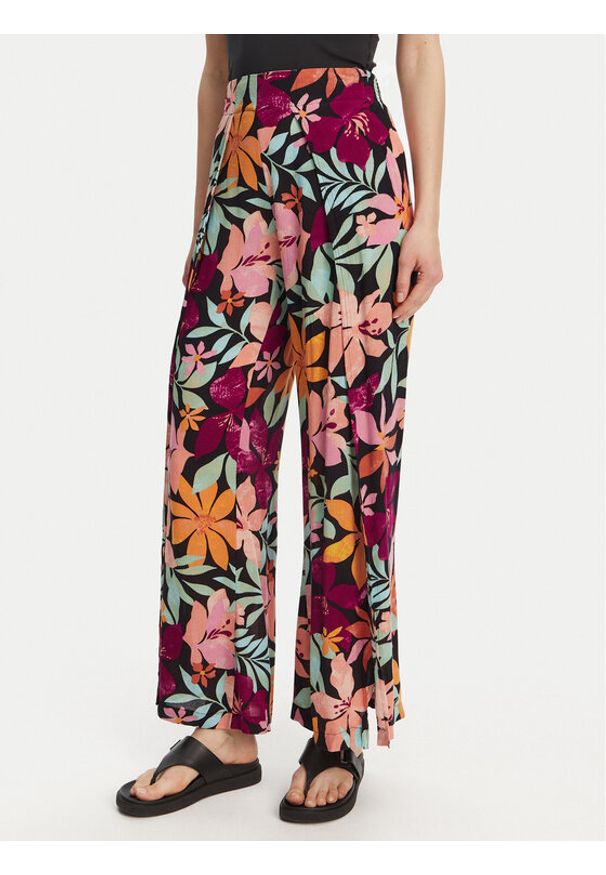 Billabong Spodnie materiałowe EBJNP00127 Kolorowy Regular Fit. Materiał: wiskoza. Wzór: kolorowy