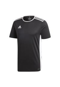Adidas - Koszulka piłkarska chłopięca adidas Entra CF1035. Materiał: skóra, poliester. Długość rękawa: krótki rękaw. Technologia: ClimaLite (Adidas). Długość: krótkie. Sport: piłka nożna #1
