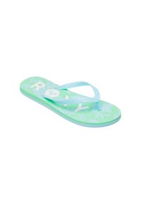 Roxy - Klapki dla Kobiety TAHITI. Okazja: na plażę. Kolor: niebieski. Materiał: syntetyk. Styl: sportowy