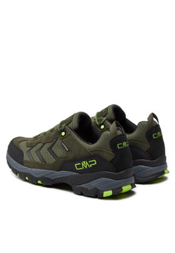 CMP Trekkingi Melnick Low Trekking Shoes WP 3Q19657 Zielony. Kolor: zielony. Materiał: skóra. Sport: turystyka piesza