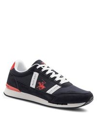 Beverly Hills Polo Club Sneakersy AMICI-01 Granatowy. Kolor: niebieski. Materiał: materiał #5