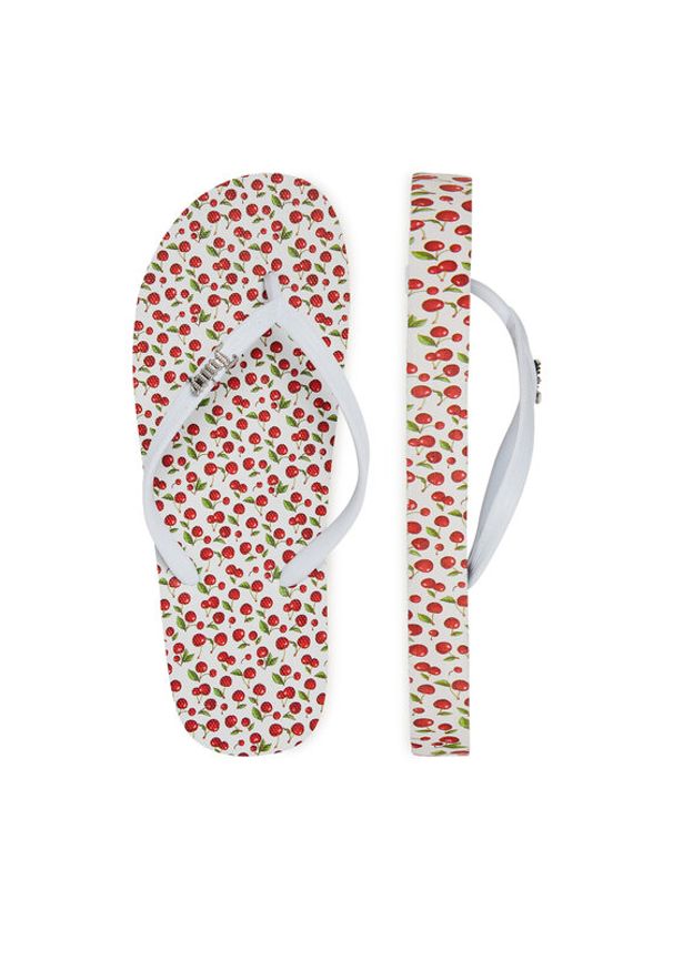 Juicy Couture Japonki 800291A Biały. Kolor: biały. Materiał: syntetyk