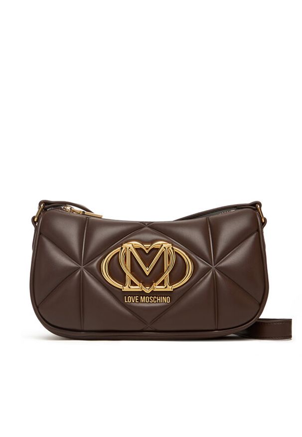 Love Moschino - LOVE MOSCHINO Torebka JC4083PP0NLC0313 Brązowy. Kolor: brązowy. Materiał: skórzane