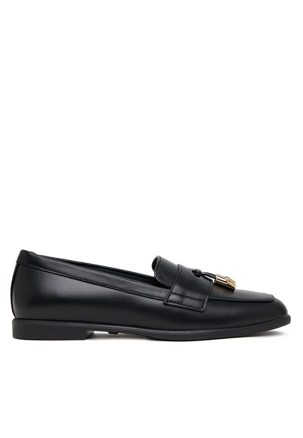 Loafersy Furla. Kolor: czarny