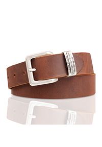 Tom Tailor - TOM TAILOR MĘSKI PASEK SKÓRZANY KLASYCZNY SKÓRA TG1068L89/690 40mm Gürtel Q.6789 0690 DARKBROWN. Materiał: skóra. Wzór: paski. Styl: klasyczny #6