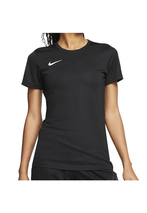 Nike - Womens Park VII t-shirt 010. Kolor: czarny. Sport: piłka nożna