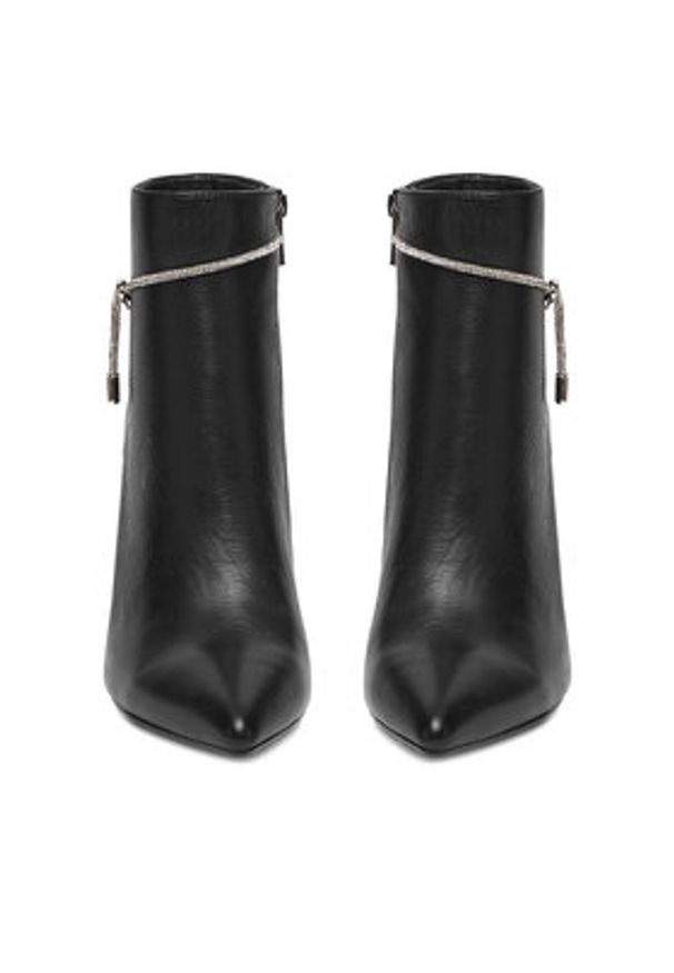 Eva Minge Botki EO-EVA-H1092 Czarny. Kolor: czarny. Materiał: skóra