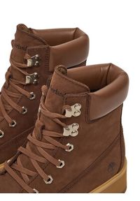 Timberland Trzewiki Carnaby TB0A2CT5EM51 Brązowy. Kolor: brązowy. Materiał: nubuk, skóra