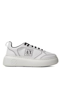Sneakersy damskie białe Armani Exchange XDX077 XV411 00152. Kolor: biały #3