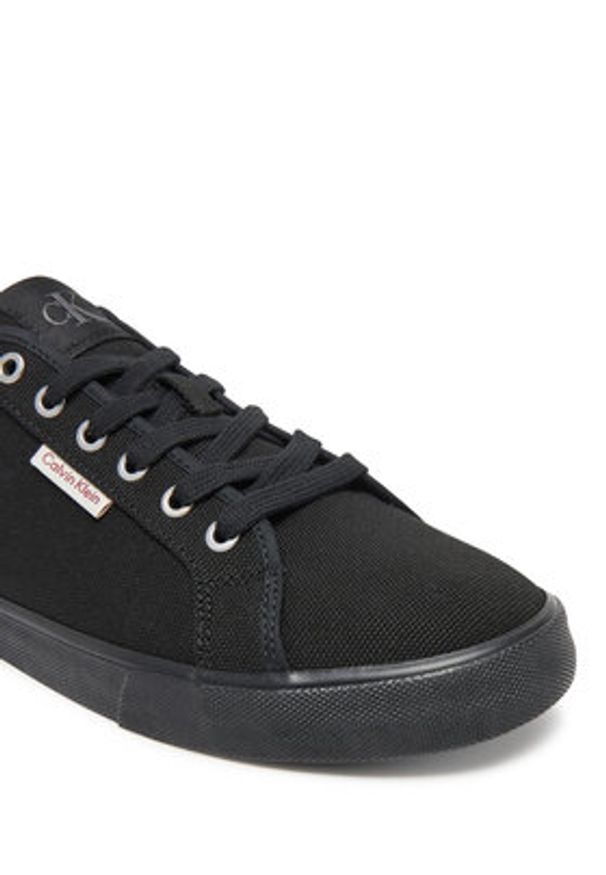 Calvin Klein Jeans Tenisówki Ess Vulc Low Mg Cv YM0YM01301 Czarny. Kolor: czarny. Materiał: materiał