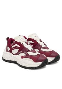 Armani Exchange Sneakersy XDX120 XV708 MZ134 Bordowy. Kolor: czerwony. Materiał: materiał #2