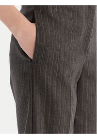 Marella Spodnie palazzo Renoir 2523136082 Szary Wide Leg. Kolor: szary. Materiał: wełna #3