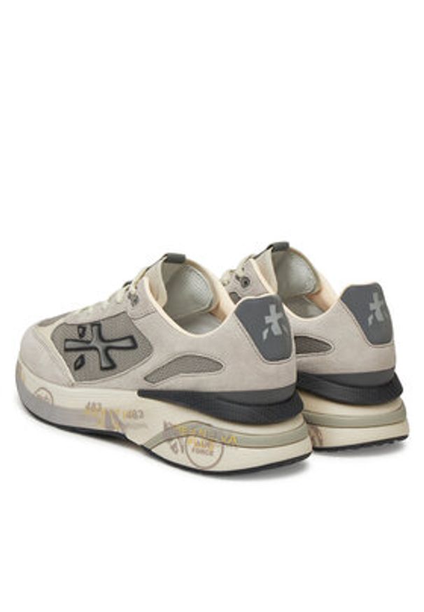 Premiata Sneakersy MOERUN VAR 7304 Szary. Kolor: szary. Materiał: skóra