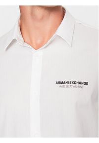 Armani Exchange Koszula 6RZC03 ZNXLZ 1116 Biały Regular Fit. Kolor: biały. Materiał: bawełna