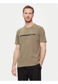 BOSS - Boss T-Shirt 50513010 Beżowy Regular Fit. Kolor: beżowy. Materiał: bawełna #1