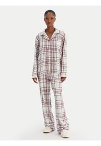 TOMMY HILFIGER - Tommy Hilfiger Piżama UW0UW06155 Écru Relaxed Fit. Materiał: syntetyk #1