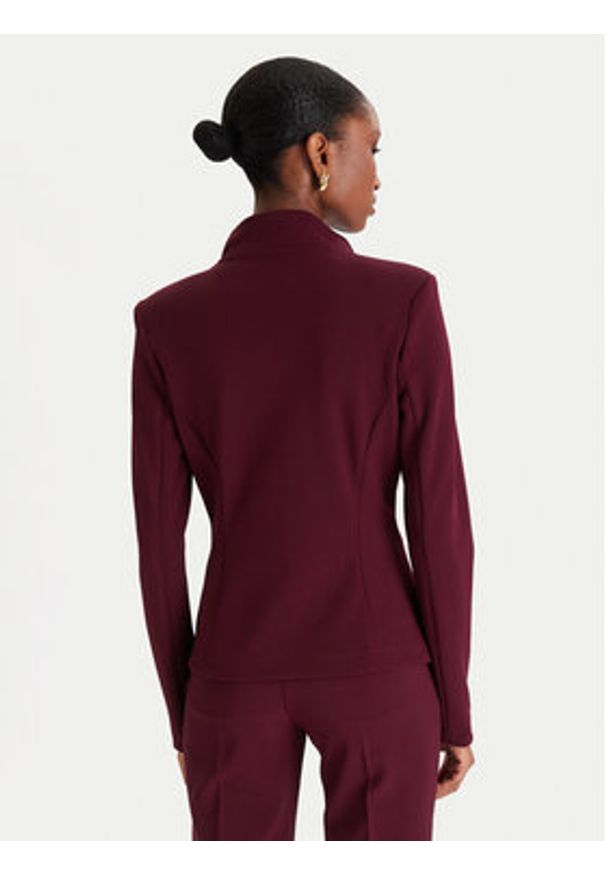 Rinascimento Marynarka CFC0125220003 Bordowy Slim Fit. Kolor: czerwony. Materiał: syntetyk