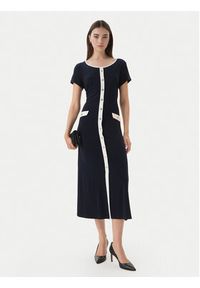 Joseph Ribkoff Sukienka codzienna 261067 Granatowy Regular Fit. Okazja: na co dzień. Kolor: niebieski. Materiał: syntetyk. Typ sukienki: proste. Styl: casual #2